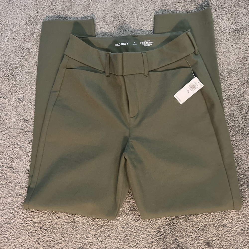 High Wasted Pixie Skinny Ankle Pants